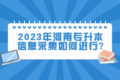2023年河南專升本信息采集如何進行?